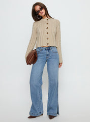 Dog Days Mid Rise Straight Leg Jeans Light Blue Wash