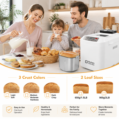Automatic Bread Maker 2LB - 12-in-1 with Nut Dispenser