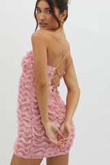 Tizzy Embellished Mini Dress Pink