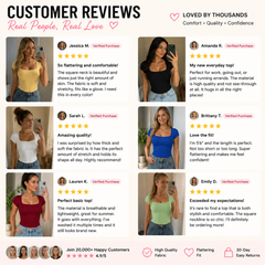 Women Summer&Fall Basic Striped Square Neck Short Sleeve Fitted Crop T-Shirt