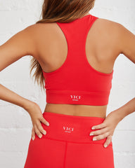 Flex Sports Bra - Red