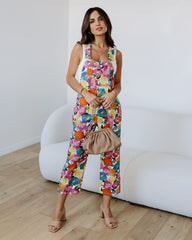 Floral Oasis Cotton Jumpsuit