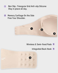 Seamless Strapless Bandeau Bra