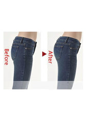 Low Waist Beige Butt Booster Padded Panty