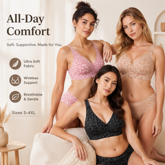 🏆Super Firming Leopard Print Jelly  Bra | Women Wirefree Bras 👍No More Sagging Breasts