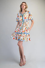 Leilani Tropical Mini Dress