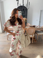 Countryside Bloom Puff Sleeve Top